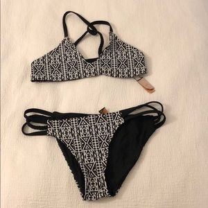 Seea swimwear black and white bikini